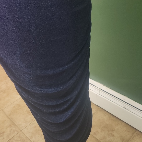 Lavender Brown Deep Blue Sparkle Dress - Picture 7 of 7